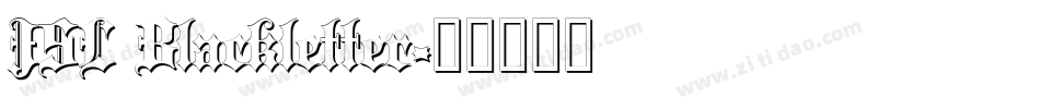 JSL Blackletter字体转换